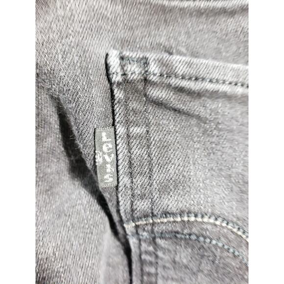 Levis 535 Jeans Size 29 Womens Black Denim Ladies Pants Mid Rise Skinny - Picture 14 of 15